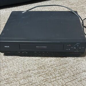 RCA Black VHS Player